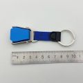 Airplane Airline Flight Small Gifts Blue Seat Belt Mini Safety Seatbelt Plane Buckle Keychain Strap Key Chain For Flight. 