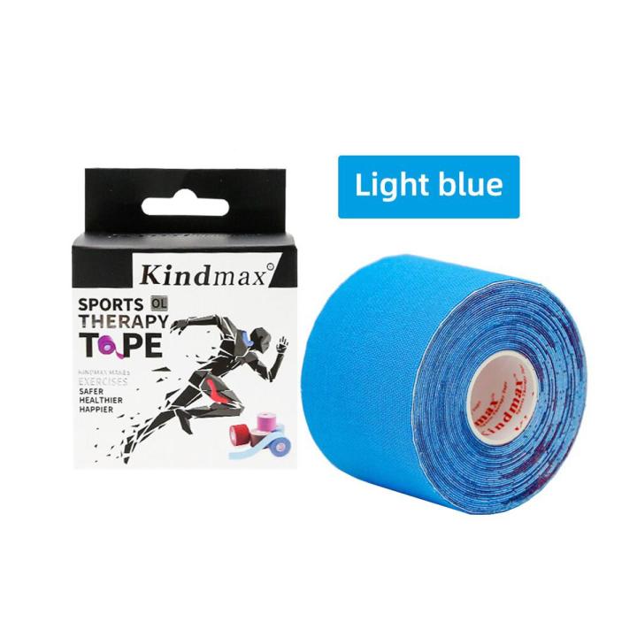 5 Size Kindmax 100% Cotton Elastic Kinesiology Tape Sports Physiotherapy Recovery Bandage for Running Knee Muscle Protector