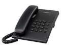 Panasonic KX-TS500MX Corded Landline Telephone Set with Adjustable Ringer, Redial Function & Wall Mountable Design – Ideal for Home, Office, and Business Use. 