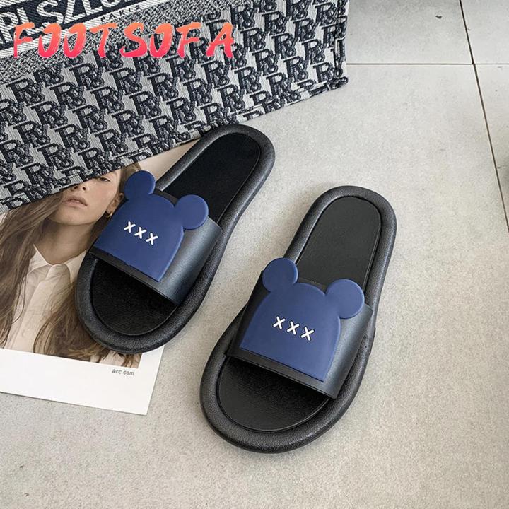 House Slippers for Women Slippers Summer Sandals Lightweight Non-Slip Female Home Slippers