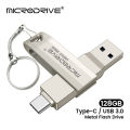Metal Type C USB3.0 flash drive 64GB 128GB 256GB pendrive external storage Micro memory Stick type-C. 