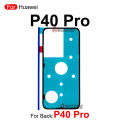 Rear Door Sticker For Huawei P10 P20 P30 P40 Lite 5G P40Pro+ P50 Pro P60 Back Cover Adhesive Tape Glue P30Pro P40Pro Replacement. 