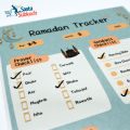 Ramadan tracker A4 size laminate with board marker , Ramadan planner , SastaSubKuch. 