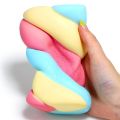 Jumbo Squishy Rainbow Marshmallow Squishy Super Slow Rising Phone Strap Squeeze Toy - intl. 
