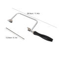 Mini U Shaped Woodworking Bow Jewelry Wire Curved Hand Hacksaw Tool+12 Blade. 