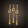 3in1 Rope Hanging Hanging 1 meter length | E27 Holder | Ceiling Hanging | Pendant Lights | Hanging Lights For Offices , TV Lounge , Bed Room , Kitchen , Hotels , Home. (Bulb not Included).. 