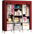 3 Door 88130 Fancy & Portable Foldable Closet Wardrobe Storage Organizer. 
