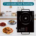 glass Multipurpose single circle household touch control electrical ceramic cookers infrared induction cooker. 