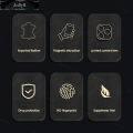AnDyH For Xiaomi Mi 10T Pro Phone Case Skin Feel Leather Soft Silicone All Inclusive Lens Cover Casing. 