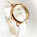 Noble Ladies Fashion Watch Butterfly Dial Leather Strap Casual Watch For  Girls Women. 