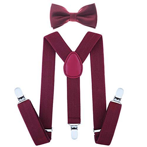 Elastic%20Gallace%20Suspenders%20Set%20With%20Silk%20Bow%20Tie%20For%20Boy's%20Girl's%20(%205%20Years%20To%2014%20Years)%20-%20Image%202