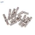 10x Copper Barrel Gift Wooden Box Cylindrial Hinge Hidden 25*5mm. 