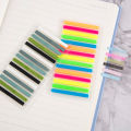 300PCS Writable Color Stickers Transparent Fluorescent Strip Index Sticker. 