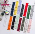 Silicone Ocean Strap for Apple Watch Ultra 8, 7, 6, 5, 4, SE, 45mm 49mm 44mm 42mm, Water Sports Adjustable Band. 