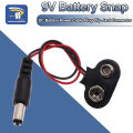 1/5/10pcs 9v Dc Power Cable Plug Clip Jack Connector For Arduino Uno R3 Mega2560 Diy T Type. 