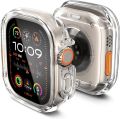 49MM Transparent Case For Smart Watch - Back & Full Covered Jelly - High Quality Silicone Case  - Full Jelly Soft Silicone 360 Screen Protective Full Case For Ultra Smart Watch. 