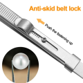 3 Pack Stainless Steel Tweezers Diamond Claw Tweezers Gems Tweezer Diamond Tweezers Jewelers Holder Pick Up Tool. 