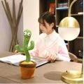 Dancing Cactus Stuffed Toy with Music Dance Birthday Party Decoration Plush fidget Toys for Boys and Kids Dolls Valentines Gift Ideas Girl Birthday Gifts. 