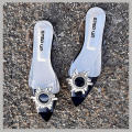 Women’s Transparent Flat Shoes Comfortable Casual Slip-On Footwear for Daily Wear Black. 