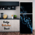 Self Advise Fridge Door Cover Waterproof PVC  Refrigerator Door Wrap Vinyl Wallpaper, Removable Fridge Decal peel and stick. 