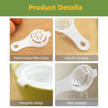Egg Separator Egg Yolk Separator Kitchen Cooking Gadget Yolk Separator (Rendom Color). 