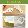 Egg Separator Egg Yolk Separator Kitchen Cooking Gadget Yolk Separator (Rendom Color). 