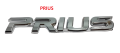 "PRIUS" Chrome Silver Emblem for Toyota Prius Hybrid | 3D Rear Tailgate Monogram Logo Badge - 1 Pc. 