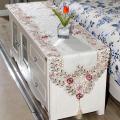 New Table Runner Embroidered Floral Table Cloth Pattern:#1 flower Size:40X150cm. 