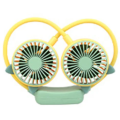 TRIMUX  USB Rechargeable Wearable Portable  Neckband Double Fan Personal Neck Fans. 