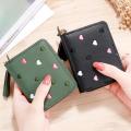 1PCS Women Small Wallet Ladies Mini Tassel Wallet Cute Girl Short Zipper Lovely Pu Leather Coin Purse Female Hand Wallet Purse. 