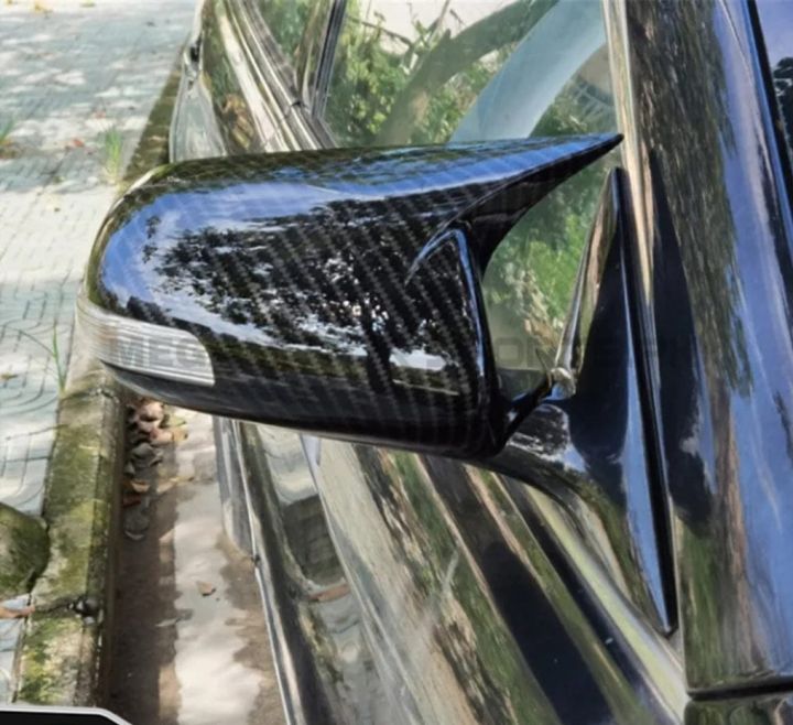 Toyota Corolla Batman Style Side Mirror Cover Carbon Fiber 2009-2012