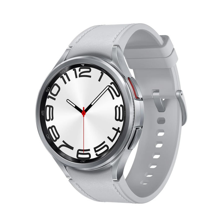 Galaxy Watch 6 Smartwatch 47mm Super AMOLED Display, Bluetooth Calling, Fitness Tracking, IP68 Waterproof, Chat GPT 2.0, 90Hz Refresh Rate, Stainless Steel Dial