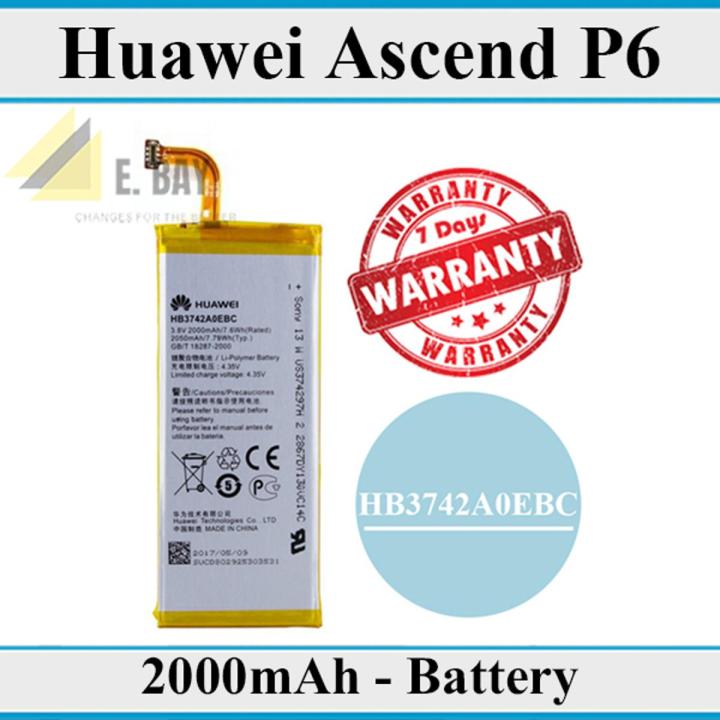 Huawei Ascend P6 Battery HB3742A0EBC+ Replacement Premium Quality 2000mAh For Huawei Ascend P6