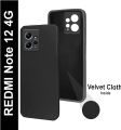 Redmi Note 12 4G Back Cover Soft Puffer Down Jacket Camera Protection Phone Case. 