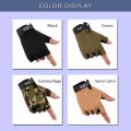 Cycling Sports Half Finger Men Gloves Special Forces Mountaineering Outdoor Mesh Non-Slip Wear Resistant Motorcycle Glove. 