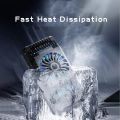 Top Quality Z16 Mobile Phone Cooler Cell Phone Radiator Stretchable Design for 4.5 to 6.5 Inches Phones Semiconductor Phone Cooling Bracket with Silent Fan for Video Watching Gaming Lives. 