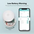 Smart Water Leakage Detector Alarm, Wi-Fi Water Leak Alarm Sensor APP Control, Battery Operated, for Kitchen Bathroom Laundry Room (1 Pack). 
