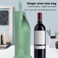 Champagne Bottle Tote Chic Faux Leather Wine Tote for Home Parties Stylish Champagne Bottle Carrier Wine Tote Bag. 