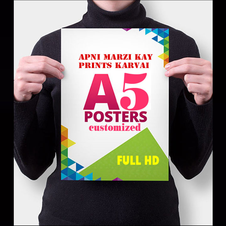 Photo Print Your customize Design Size A5-Digital print-photo print- colour print-Premium Glossy Photo Paper A5 5.8x8.3  inches size