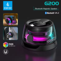 Edifier G200 Magnetic Bluetooth Speaker - Gift Ideas - Multifunctional Cell Phone Stand Wireless Speaker with Strong Magnet for iPhone/Android/Fridge/Workbench/Pole/Car/Bike/Golf Cart & Anything Metal | Edifier Portable small speaker | Edifier speakers |. 