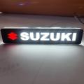 SUZUKI led monogram front light for all suzuki make bikes and cars with nut bolts fitting , cars exterior acessories. 