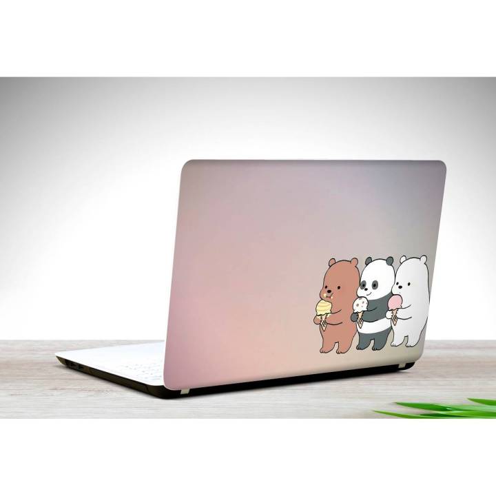 We are Bears Laptop Skin Vinyl Sticker Decal, 12 13 13.3 14 15 15.4 15.6 inch Laptop Skin Sticker Cover Art Decal Protector Fits All Laptops