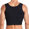 SAKURA Men's Chest Vest Sweat Chest Bandage Tight-fitting Underwear Body Shaper Corset Support Belt Chest Compression Correct Posture. 