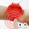 Rechargeable 2024 Remote Control Car Watch Toys with LED Light , 2.4 GHz Mini Racing Cars Wrist Toy for Kids , RC Small Car Interactive Outdoor Game | gift for kids. 