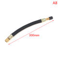 Braided Flexible Hose Tire Car Wheels Tyre Valve Stems Extensions Tube Adapter. 