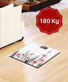 Certeza GS 808 - Digital Body Weight Glass Scale -Weight Machine - Bathroom Scale (White). 