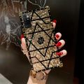 Gold Phone Case s Y20 55 Y76Y22 Y76 Y35 Y77 Y378 5G Vivo Y2 Y52 5G Y21 Y32 Y31 Y75 Y33 Woman Girl Ring Set Luxury Glitter. 