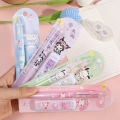 【Funny Bunny Toy Store】0.5Mm Mechanical Pencil Lead Set Kawaii Anime Kuromi My Melody Cute Students Stationery Color. 