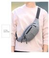 Crossbody Fanny Pack for Men Fashionable Fashion Waist Bag Purse, Belt Bag  Large Capacity Wear-resistant Hip Belt Cross body Business Messenger Bags.. 