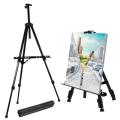 Tripod Metal Portable Easel for Canvases. 